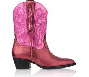 DWRS Brady leren cowboylaarzen roze Dames | Maat: 37