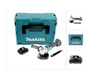Makita DGA 506 Y1J Akku Winkelschleifer 18V 125mm Brushless + 1x Akku 1,5Ah + Makpac - ohne Ladegerä
