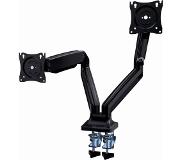 Gembird Biurkowe regulowane ramie na dwa monitory od 17-35inch obciążenie do 10 kg