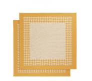 De Witte Lietaer Theedoeken De Witte Lietaer Pied de Poule Ochre (2 stuks)