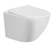 Van Marcke Go Perl II hangend randloos toilet wit