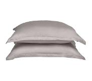 Coco & Cici - Tencel kussensloop - 50 x 60 - taupe - beauty pillow - zacht, luxe en duurzaam beddengoed