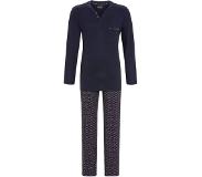 Ringella heren pyjama patroon blauw - Blauw - Maat - 58