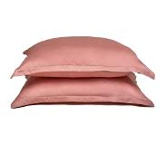 Coco & Cici - Tencel kussensloop - 50 x 60 - terra roze - beauty pillow - zacht, luxe en duurzaam beddengoed - zacht, luxe en duurzaam beddengoed