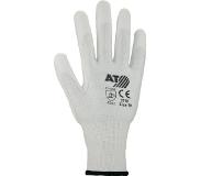 Asatex Snijbestendige handschoen | maat 6 wit | EN 388 PSA-categorie II | HDPe m.polyurethaan | 10 paar - 3710/6 3710/6