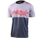 Troy Lee Designs Flowline Short Sleeve Enduro Jersey Grijs,Paars M Man