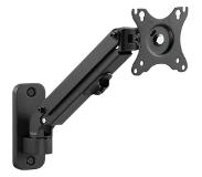 Gembird MA-WA1-01 monitor mount / stand (27") Black Wall