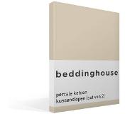 Beddinghouse percale katoen kussenslopen (set van 2)
