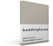 Beddinghouse percale katoen kussenslopen (set van 2)
