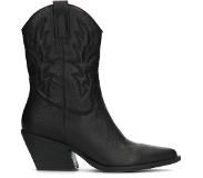 Manfield leren cowboylaarzen zwart Dames | Maat: 36