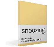Snoozing katoen-satijn kussenslopen (set van 2)