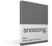 Snoozing flanel kussenslopen (set van 2)