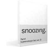 Snoozing flanel kussenslopen (set van 2)