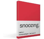 Snoozing katoen kussenslopen (set van 2)
