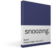 Snoozing flanel kussenslopen (set van 2)
