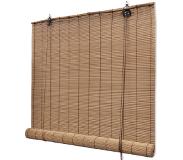 vidaXL Rolgordijn Bamboe 80 x 160 cm (Bruin) online kopen