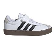 Adidas Sportswear VL Court 3.0 sneakers wit/zwart/beige Jongens/Meisjes Suede - 29