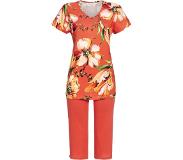 Ringella Koraalrode pyjama bloemen - Rood - Maat - 42