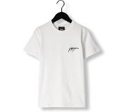 Malelions T-shirt Split met logo wit Jongens Stretchkatoen Ronde hals Logo - 164