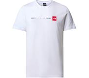 The North Face - T-shirts - M S/S Never Stop Exploring Tee TNF White voor Heren van Katoen - Maat M - Wit