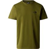 The North Face - S/S Simple Dome Tee - T-shirt L, olijfgroen