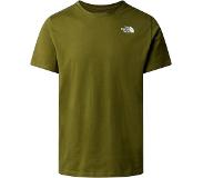 The North Face T-Shirt The North Face Men Foundation Mountain Lines Graphic Tee Forest Olive-S