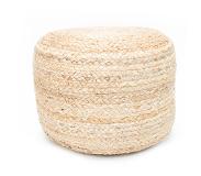 Label51 Poef Jute - Naturel - Jute - 50 cm (Naturel, 50x50x35cm)
