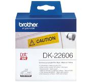 Brother Bro DK-Tape DK22606 62mm x 15.24m Yellow
