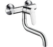 Hansgrohe Focus keukenkraan voor wandmontage chroom