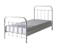 Vipack Kinderledikant Metalen bed, tienerbed, 1-persoons met lattenbodem