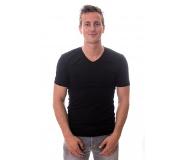 Claesen's Stretch T-Shirt Black V-neck TWO PACK ( CL 1223) | Maat S
