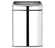 Brabantia Touch Bin Wandafvalemmer Glanzend RVS 10L