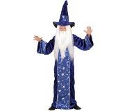 Widmann Mooi tovenaar kostuum in blauw voor kids