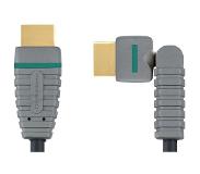 Bandridge HDMI kabel met 360&deg; roteerbare connectoren - 1 meter