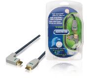 Bandridge HDMI 1.4 High Speed with Ethernet kabel haaks naar links - 1 meter