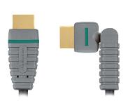 Bandridge HDMI kabel met 360&deg; roteerbare connectoren - 5 meter