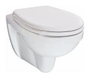 Saqu Classic combi-pack hangtoilet incl. luxe toiletbril Wit