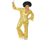 Atosa Disco abba kostuum goud (goud, XS/S)