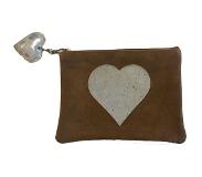 Mars & More etui hart zilver wit