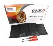 YANEC Laptop Accu 7200mAh voor MacBook Air A1369, A1466