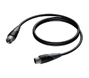 Procab XLR - XLR 0,5 m Kabel schwarz (CLA901