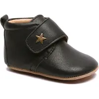 Bisgaard Leren Schoenen - Zwart m. Ster - - 18 - Leren schoenen