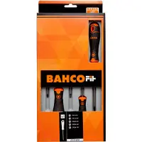 Bahco BahcoFit schroevendraaierset met rubber greep, Tamper-Resistant Torx - 5-delig - B219.035