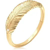 Elli Ring 'Feder' goud
