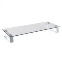 Logilink Monitorverhoger - Glas, metaal, staal -