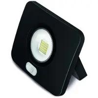 ABC-led 50W LED Schijnwerper Flat PIR Sensor - IP65 5000 Lumen - Koud Wit - Zwart