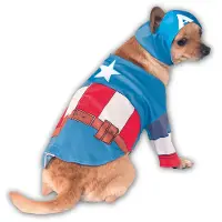Rubies Captain America hondenkostuum