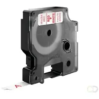 Dymo S0720700 / 40915 tape rood op wit 9 mm (origineel)