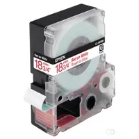 Epson LC-5WRN9 - 9m rood op wit / gelamineerd tape / 18mm (origineel)