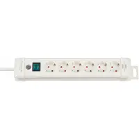 Brennenstuhl Stekkerdoos Premium-line 6-voudig Wit 3 Meter